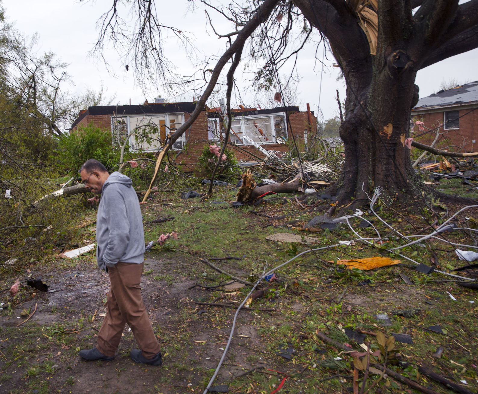 Tornado aftermath